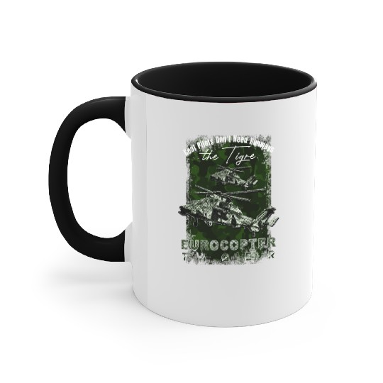 Eurocopter Tiger Military attack helicopter with c Accent Mugs