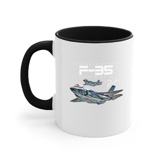 Lockheed Martin F-35 Lightning II Accent Mugs