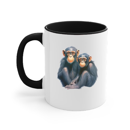Cute Monkey for Kids for a Kid Accent Mugs