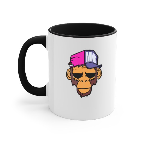 Modern Urban Monkey Accent Mugs