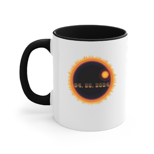 April 08 2024 Solar Eclipse - Science Accent Mugs