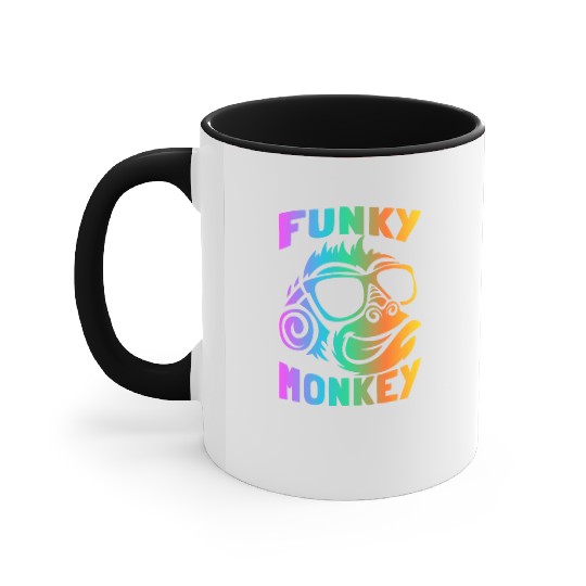 Funky Monkey Accent Mugs