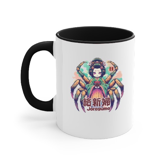 Jorogumo: Japanese Spider Devil Accent Mugs