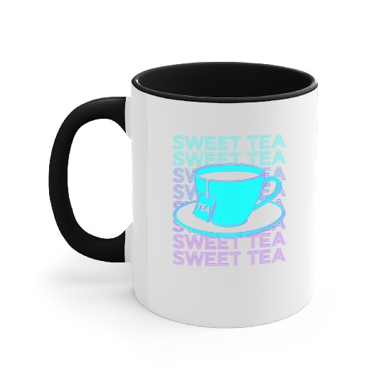 Sweet Tea Retro Accent Mugs
