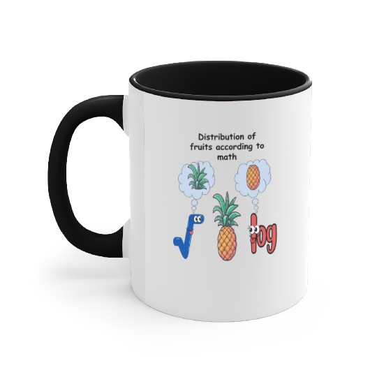 funny math Accent Mugs