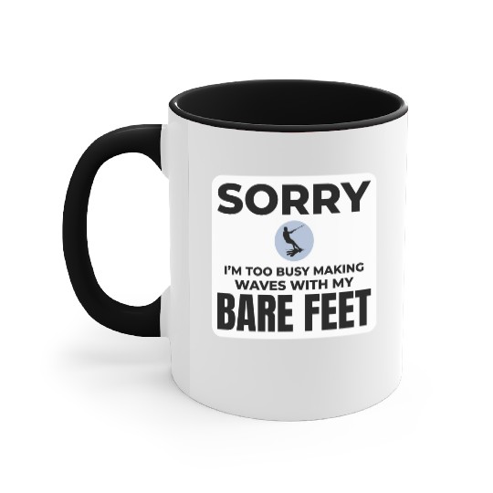 Barefoot Water Skiing Extreme Sports Barefooting Accent Mugs
