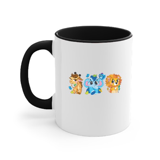 Cute Safari Animals Accent Mugs