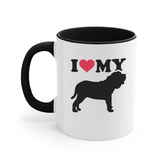 I love my Neapolitan Mastiff Accent Mugs