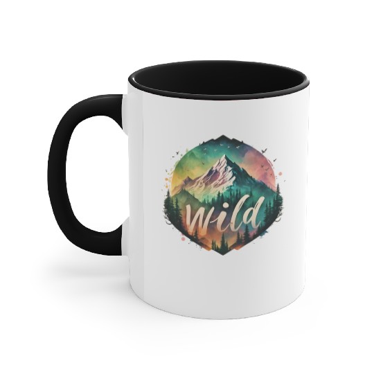 Landscape Mountains Wilderness Accent Mugs