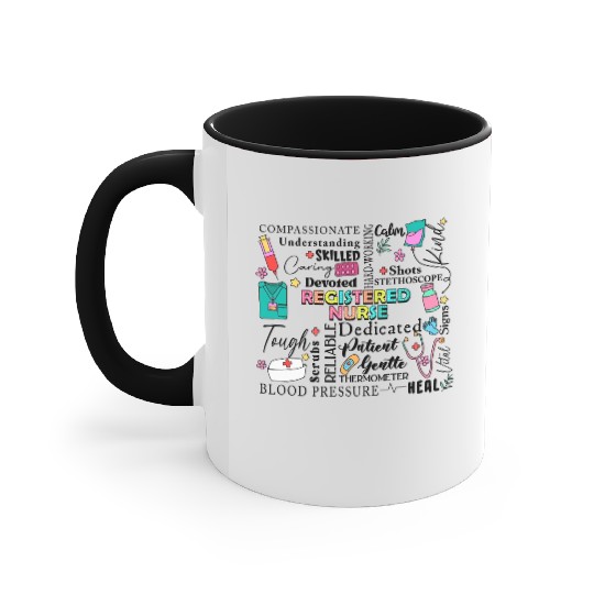 Registered Nurse Accent Mugs