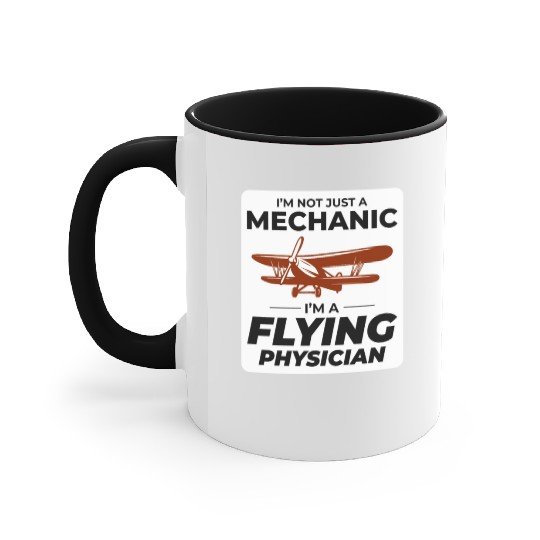 Aircraft Mechanic Aviation Maintenance Technician Accent Mugs
