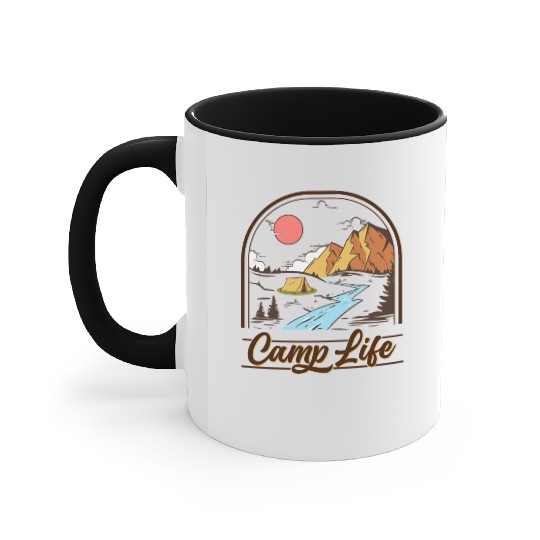 Vintage Camp Accent Mugs