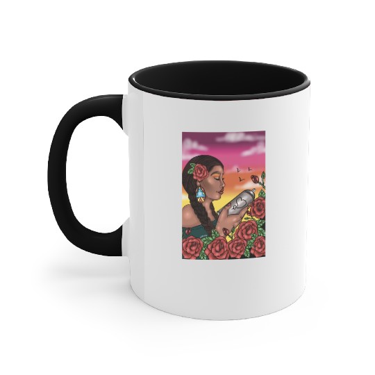 Graffiti garden Accent Mugs