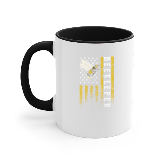 Beekeeper Nature Insects Accent Mugs