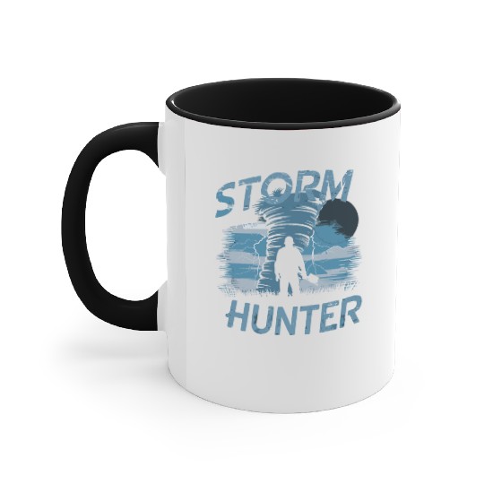 Tornado Chasing Adventures: Embrace Nature's Fury Accent Mugs