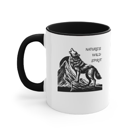 Nature's Wild Spirit Series - Wolf Accent Mugs