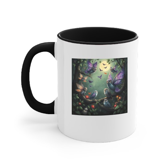 Enchanted Forest Creatures Halloween Ideas Accent Mugs