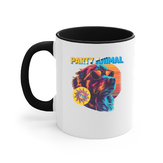 Party Animal Vintage Accent Mugs