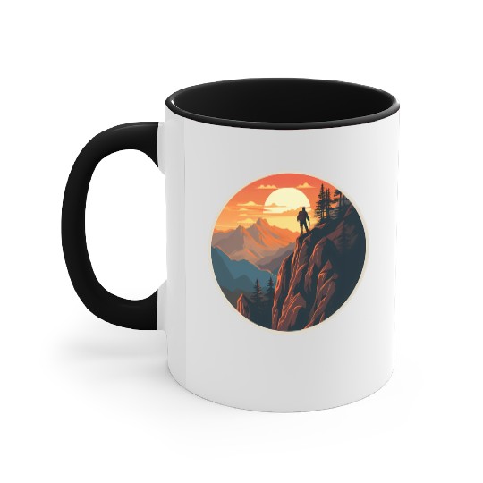 Hiking Nature Vacation Accent Mugs