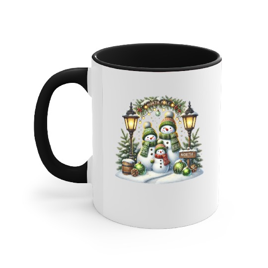 Snowman Christmas, Merry Christmas Accent Mugs