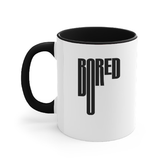 Bored Accent Mugs