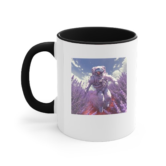 post nuclear lavender farmer Accent Mugs