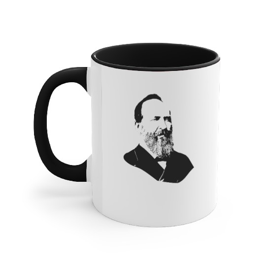 President James Abraham Garfield Accent Mugs
