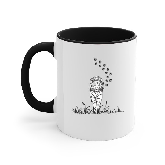 Strong lion Accent Mugs