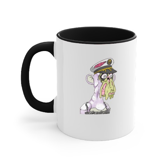 mutant ape pilot Accent Mugs