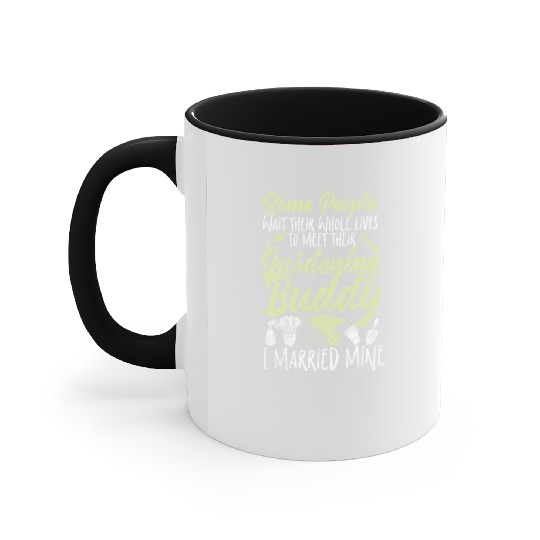 Plant Lover Gardening Husband Wife Accent Mugs