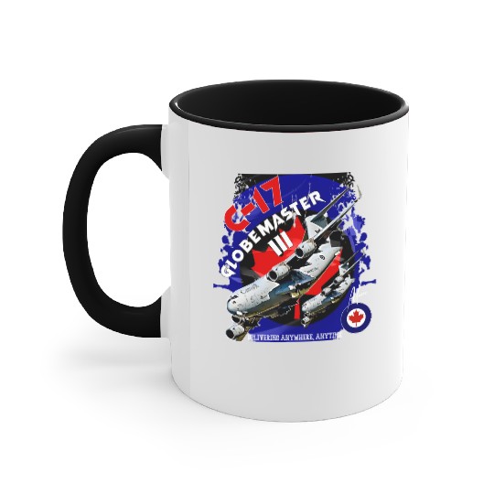 Royal Canadian Air Force C-17 Globemaster Accent Mugs