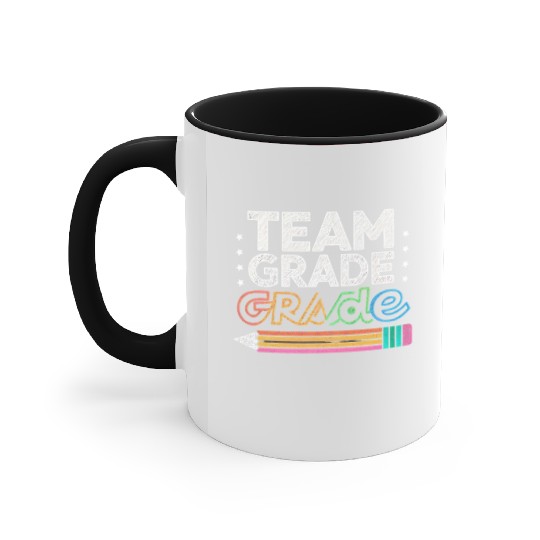 Team First Grade Accent Mugs | Back to School Accent Mugs