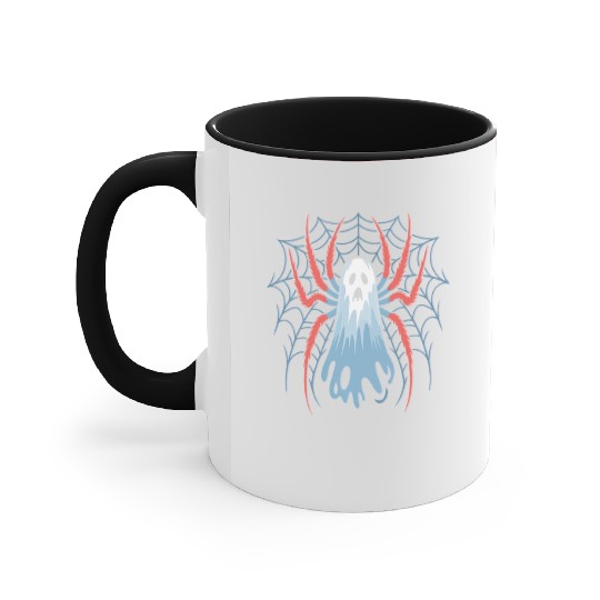 Ghost Spider Scream Accent Mugs
