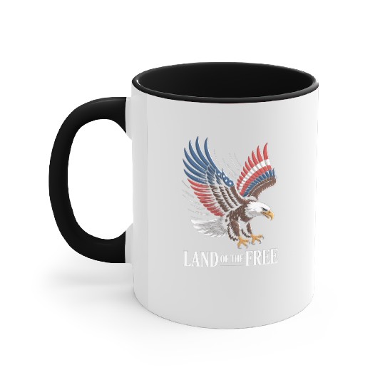Land of the Free Accent Mugs