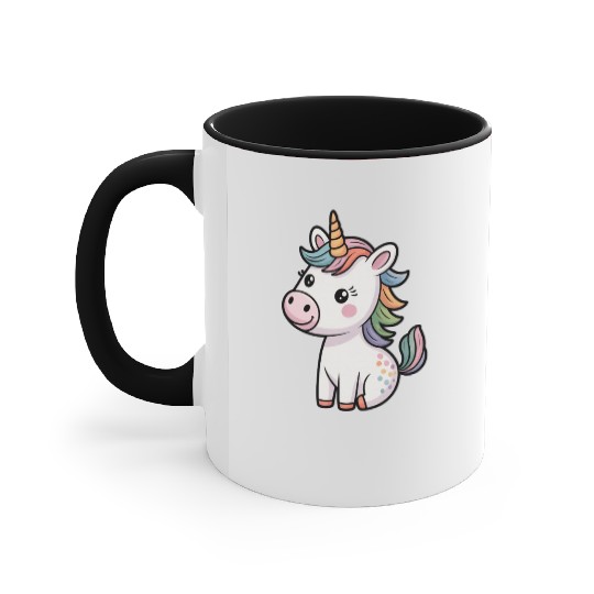 Believe in Magic – Cute Rainbow Unicorn Fantasy Accent Mugs