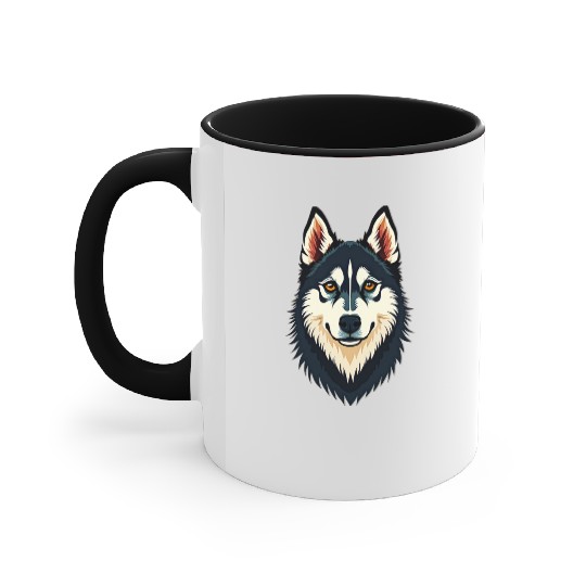 “Siberian Husky” – Bold & Beautiful Dogs Accent Mugs
