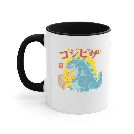 Kaiju Pizza Cravings Accent Mugs