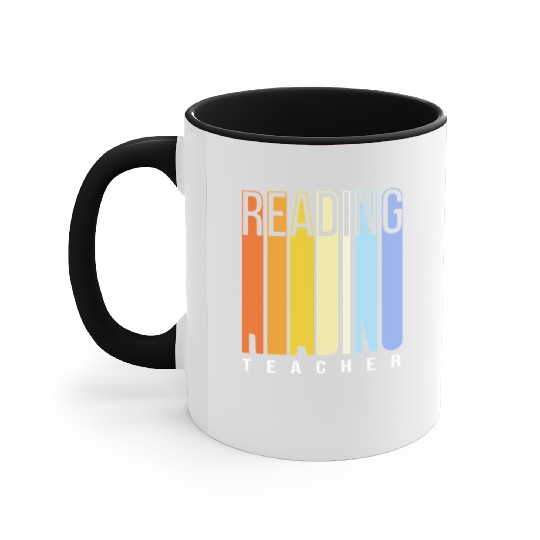 Back To School Reading Teacher Accent Mugs