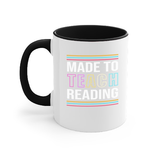 Back To School Reading Teacher Accent Mugs