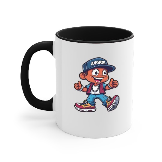 Urban Kid Streetwear Design Accent Mugs