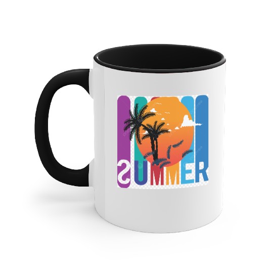 fanny design summer Accent Mugs
