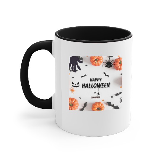 Happy halloween Accent Mugs