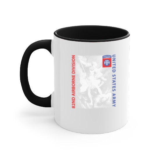 82nd Airborne - Saint Michael Accent Mugs