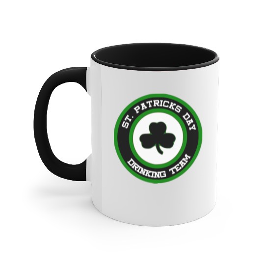 Sta Patrick's Day Drinking Team Accent Mugs