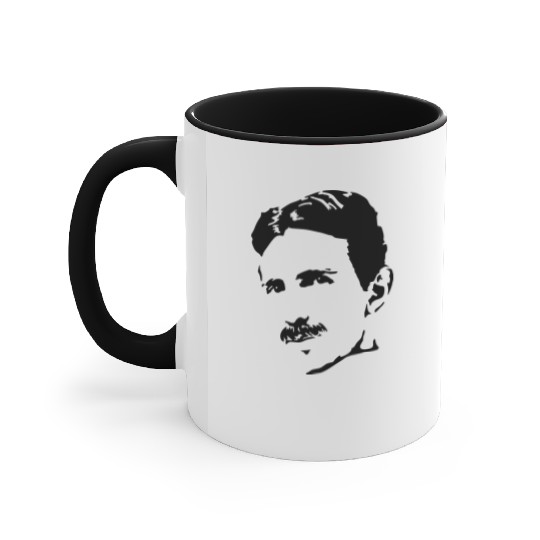 Nikola Tesla Accent Mugs