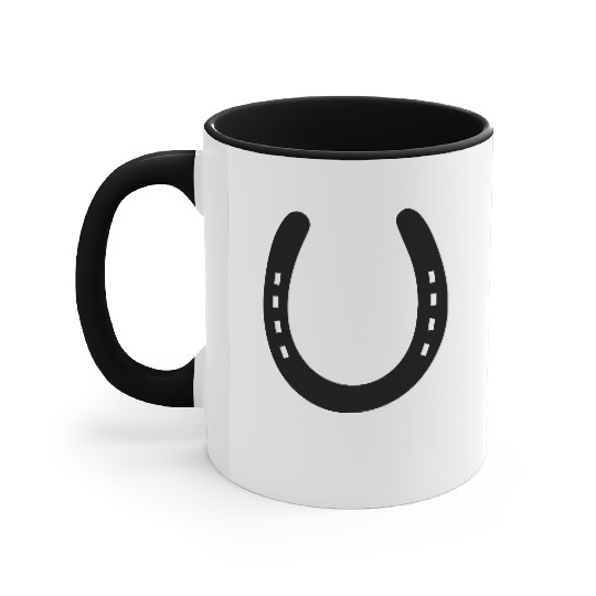 Horseshoe Accent Mugs
