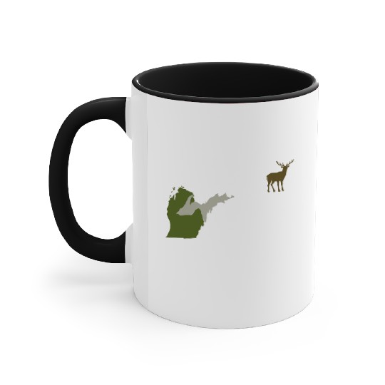 Funny Michigan Yooper Hunting Parody Deer Accent Mugs