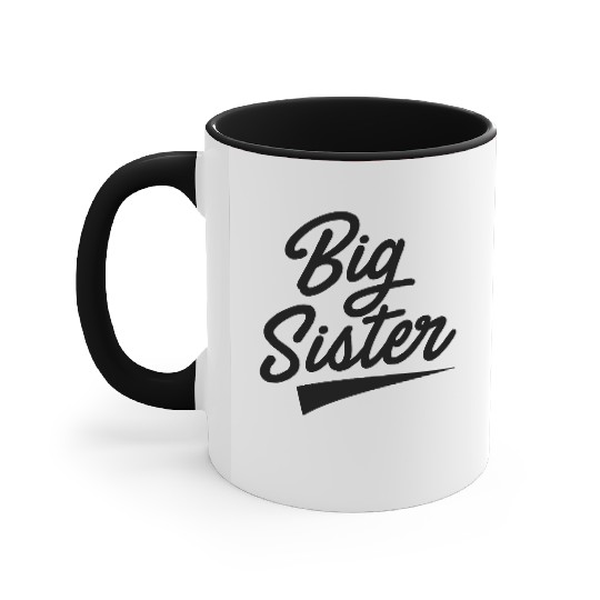 Big Sister Accent Mugs