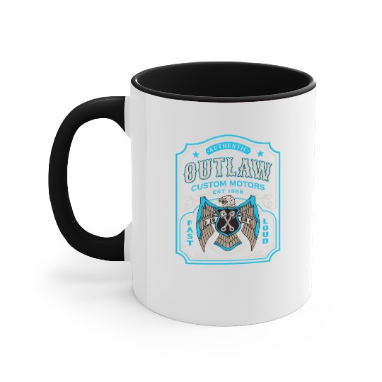 Outlaw Motors Accent Mugs
