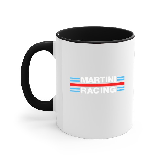 Martini Racing White Accent Mugs